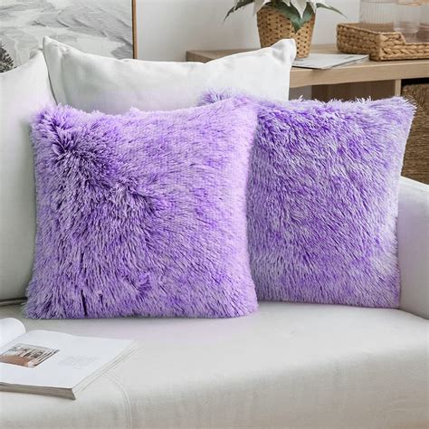 fluffy decorative pillows|More.